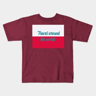 Travel Around the World - Poland Kids T-Shirt